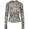 Urban Classics Womens/Ladies All-Over Print Mesh Turtle Neck Long-Sleeved Top