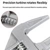 Aluminum Alloy Bathroom Wrench Adjustable Jaw Nut Removal Tool Universal Spanner  Plumbing Repair