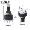 1PCS SR16 Plastic 16MM Rotary Band switch 2 Pole 3 4 position 1 Pole 5 6 8 Position Handle Length 15MM Axis band switch