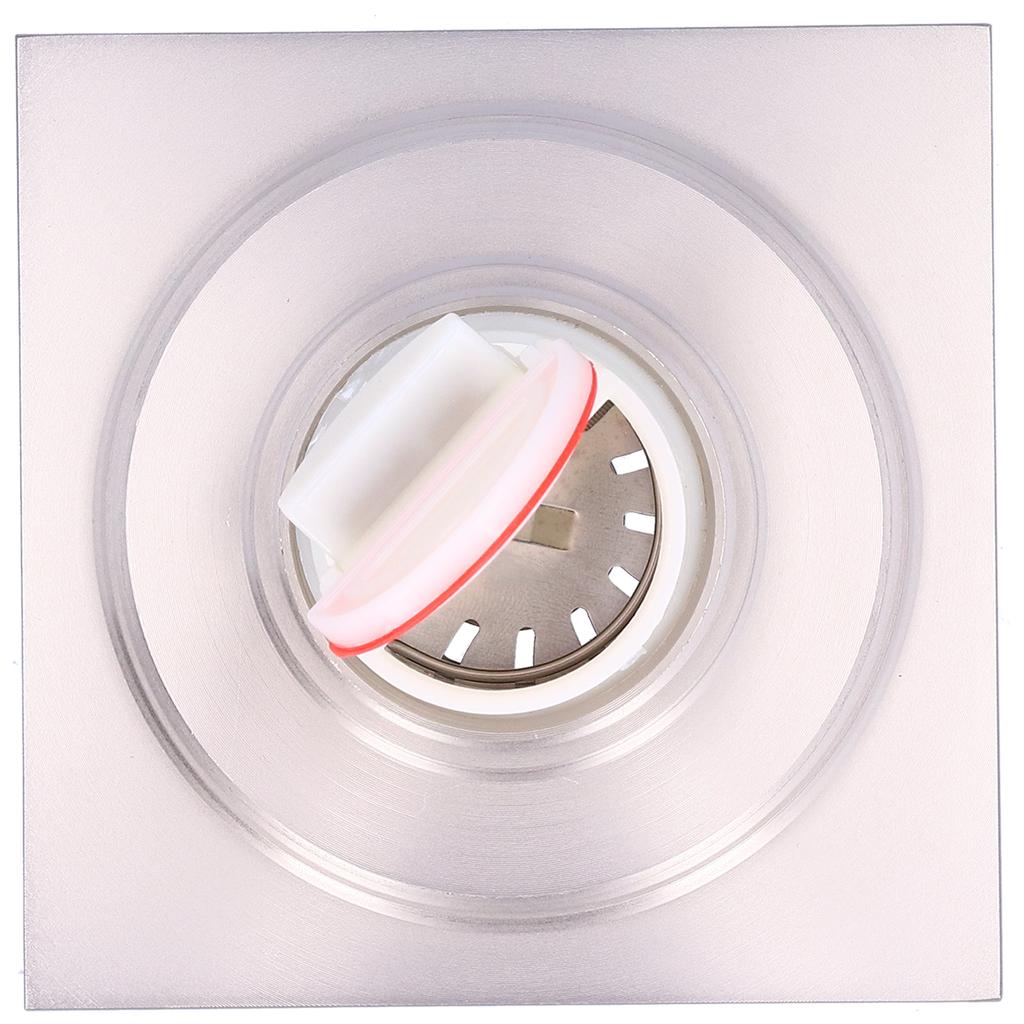 Brushed Shower Floor Drain Copper Floor Strainer for Kitchen Bathroom Balcony Supplies