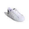 adidas Scarpe Originali Superstar J in Pelle Resistenti all'Abrasione Basse per Bambini da Skateboard Bianco FV3749