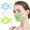 3D Face Mask Bracket Support Frame Reusable Breathable Silicone Inner Mask Spacer Comfortable Fit for Various Face Shapes and Sizes