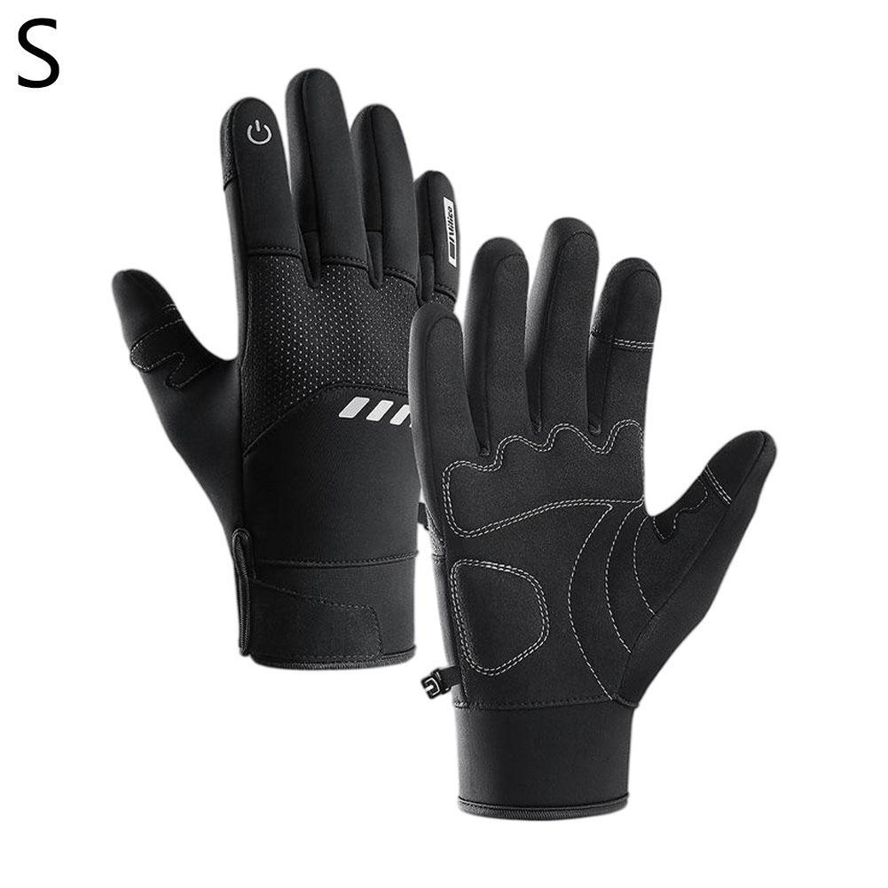 Winter Gloves Multi-Sport All-Purpose Winter Gloves Full Fingers Grip Winter Athletic Gloves For Bicycle Ski With Enhanced Grip