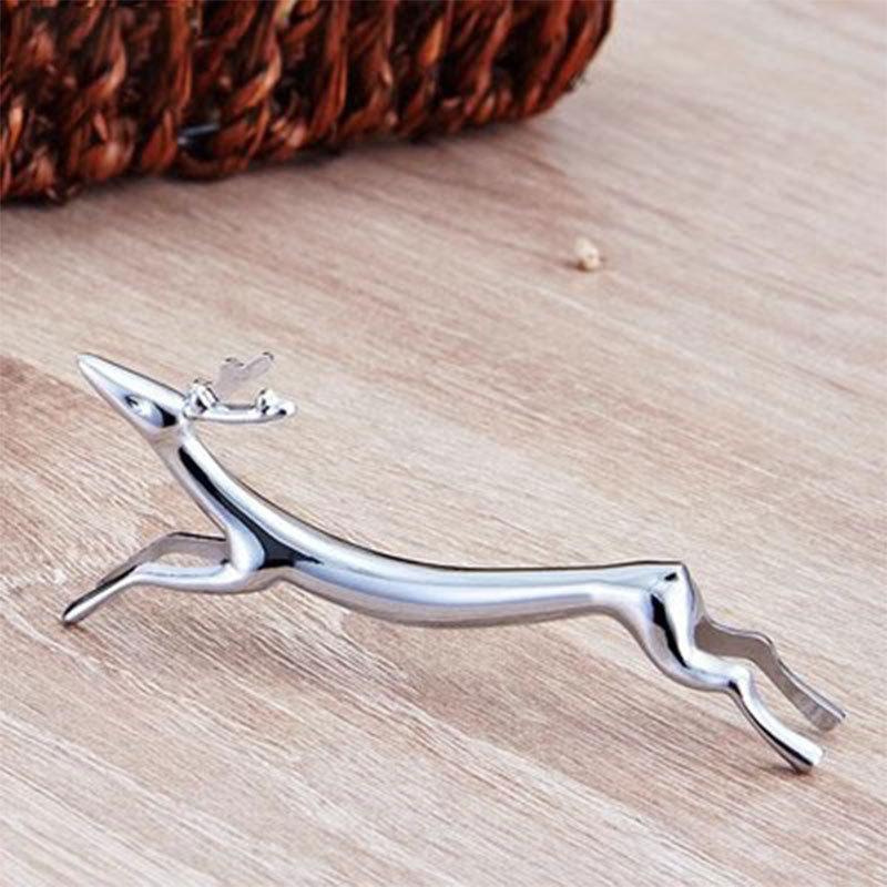 Söt ätpinnehållare Metall Hundform Ätpinnehållare Kreativ Hjort Japanskt Porslin Ätpinnskudde Kniv Gaffelhållare