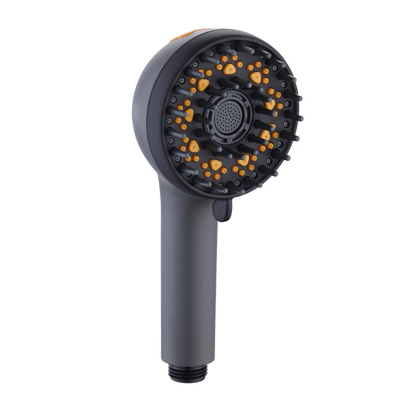 Pet dog shower shower nozzle cleaning beauty bath artifact three-speed pressurized silicone shower head
