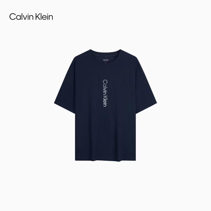 Calvin Klein Men s Gradient Logo Knit T-Shirt M
