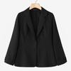 ZANZEA Women Casual Turn Down Collar Long Sleeve Thin Cardigan Blazer