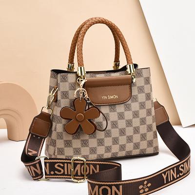 Fashion Bag 2025 Autumn and Winter New Flower Shoulder Oblique Span Bag Atmospheric Large-capacity Women's Bag