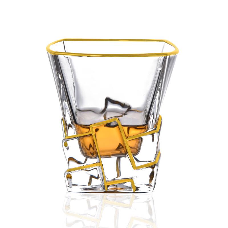 Changqi Gold-Rimmed Whiskey Glass
