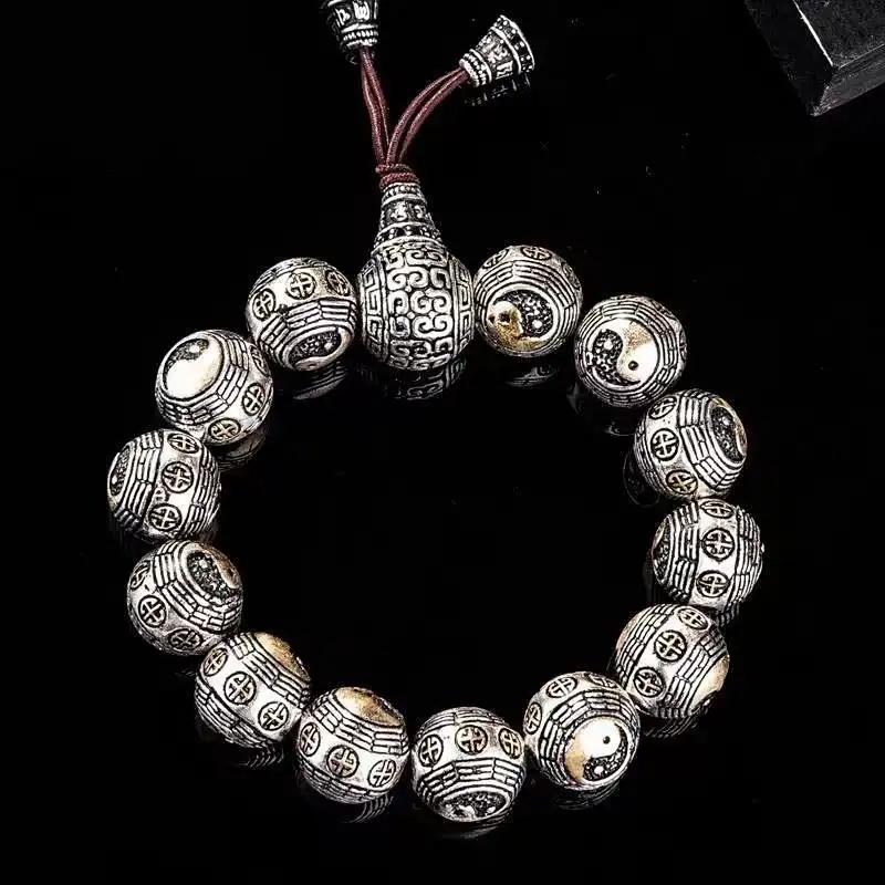 Старовинний браслет-розарій для вашого хлопця, Елегантний, Високоякісний, З намистин, Привабливий