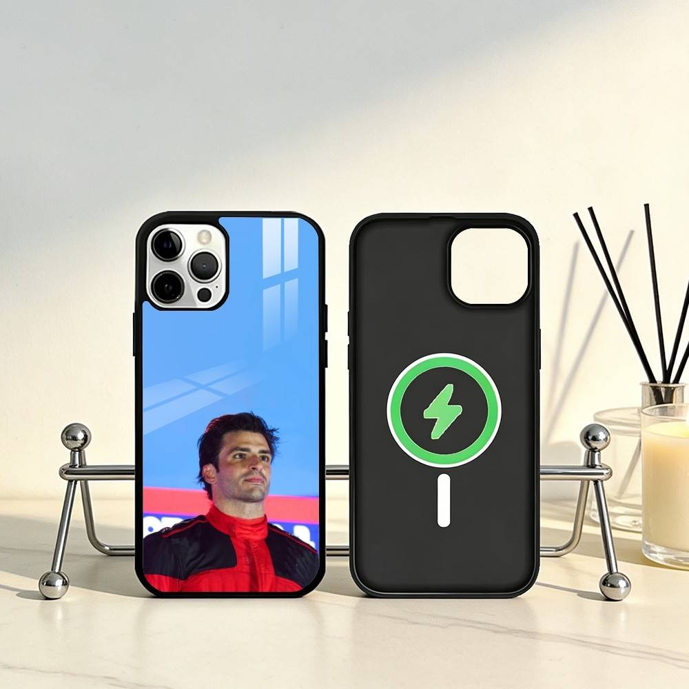 55 Chili C-Carlos S-Sainz Phone Case For iPhone17,16,15,14,13,12,11 Plus,Pro Max Magnetic For Magsafe Wireless Charging