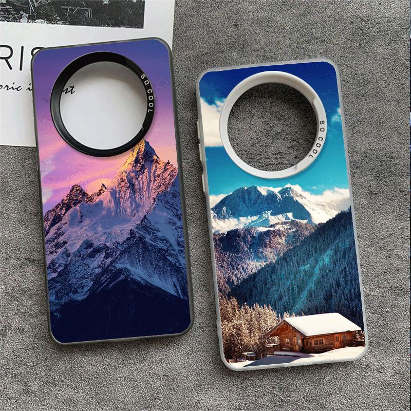 Mountain Peaks Landscape Soft Phone Case for Xiaomi Redmi Note 13 14 15 Pro Plus 12S 12 11S 11 11T 10S 10 Shockproof Cover Back