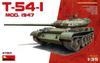 MiniArt Scale Soviet Medium Tank Plastic Model Kit MA37014 1/35 T-54-1 MOD.1947