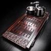 Automatic Kung Fu Tea Set with Ebony Wood Tea Tray