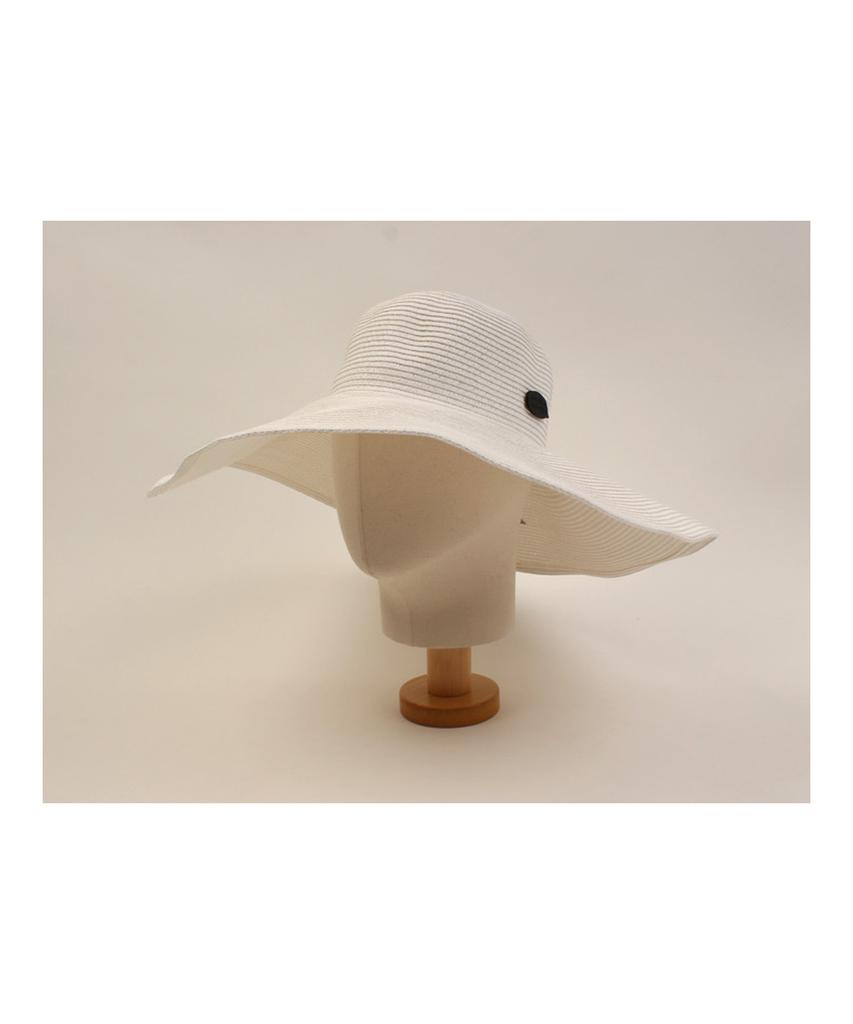 Yunibeosyeolkemiseuteuli Long White Wire Cloche Hat Bk Summer Fedora