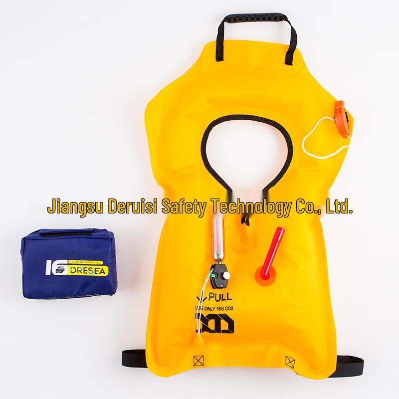 Brangdy Portable Inflatable Rescue Waist Bag Life Vest
