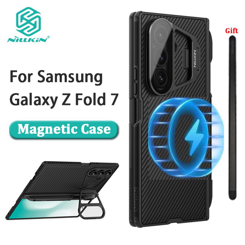 NILLKIN For Samsung Galaxy Z Fold 7 MagSafe Phone Case Flip-Style Lens Protective Back Cove