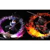 Demon Slayer Figurine 21CM Anime Figures Battle Form Kokushibou Plus Tsugikuni Yoriichi PVC Fabric great for daily use