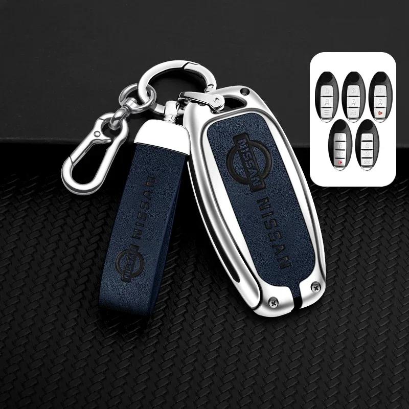 ACY1 For Nissan Qashqai X-Trail T32 T31 Juke J10 J11 Kicks Tiida Pathfinder Note Zinc Alloy Car Remote Key Case Cover Shell Holder
