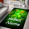 Custom Personalization Lego Ninjago Area Rug - Perfect For Kitchen, Bathroom,Laundry Room Decor Large Size Available,Gift All Seasons