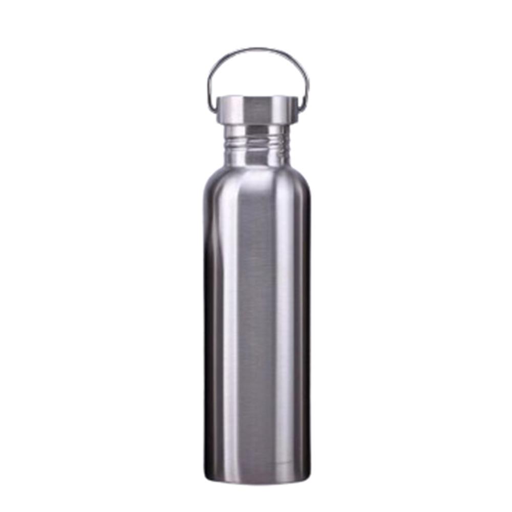 Single Walled Water Bottle with Handle Large Capacity Outdoor Travel Cup  Cycling