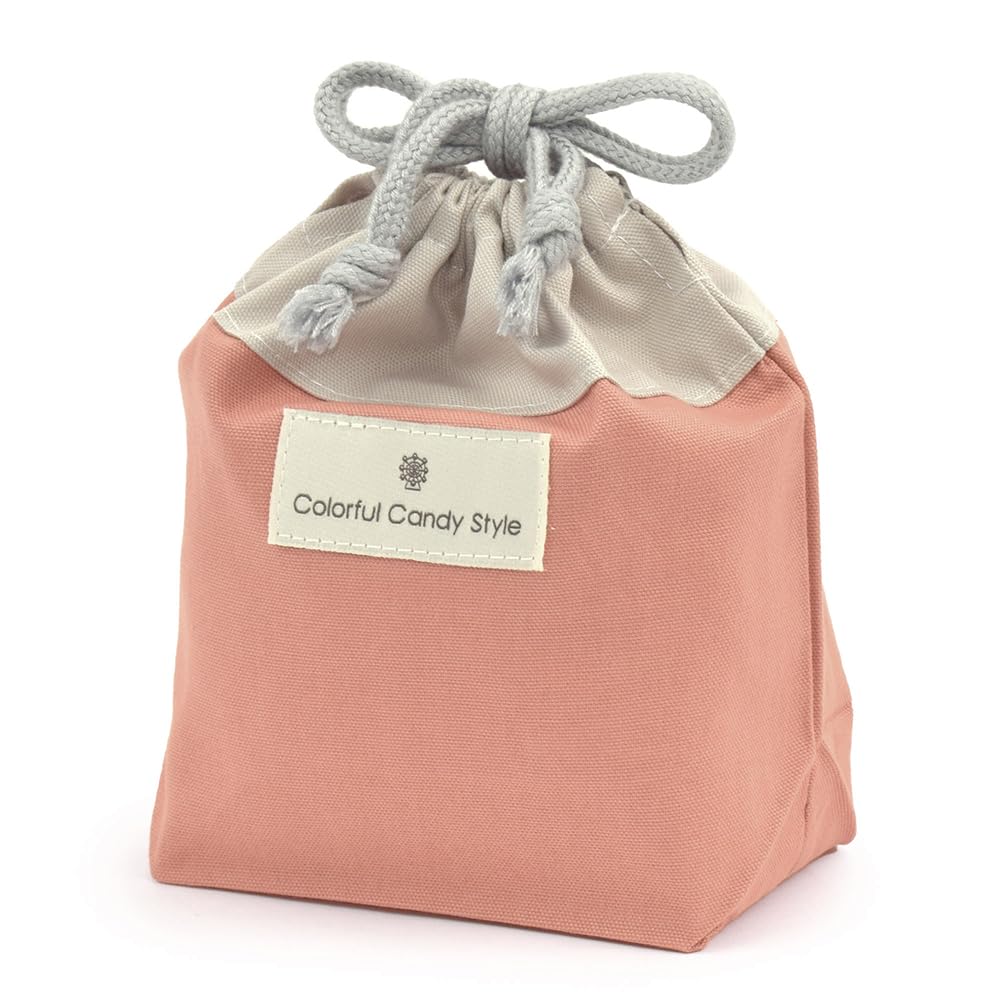 COLORFUL CANDY STYLE Entrance Set Plain and for Includes a Lesson Shoe and Drawstring Bag Kindergarten/School (Milky Apricot) Girls, Bag, Case,