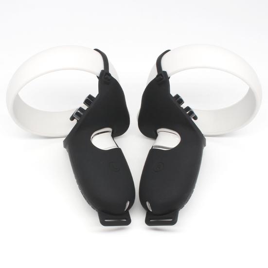 1 Pair Silicone Sleeve Protective Handle Cover for Oculus Quest 2 VR Glasses
