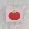 50Sheets Korean Retro Cartoon Tomato Memo Pad Journal Stationery Wall Deco Message Paper To-do List Easy Tear Pocket Notepad