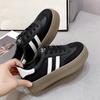 New Style Shoes: Thick-soled, Height-increasing Board Shoes, Low-top Shoes, Retro and Versatile Casual Sports Shoes