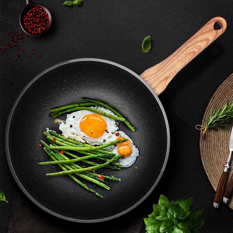 Chuidahuang 30cm Antihaft-Maifan-Stein-Wok