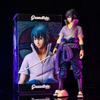 Naruto Figure Group, Oversized Second-generation Sasuke Standing Posture, Knife, Wind Pass, Adult Uchiha Sasuke Ornament