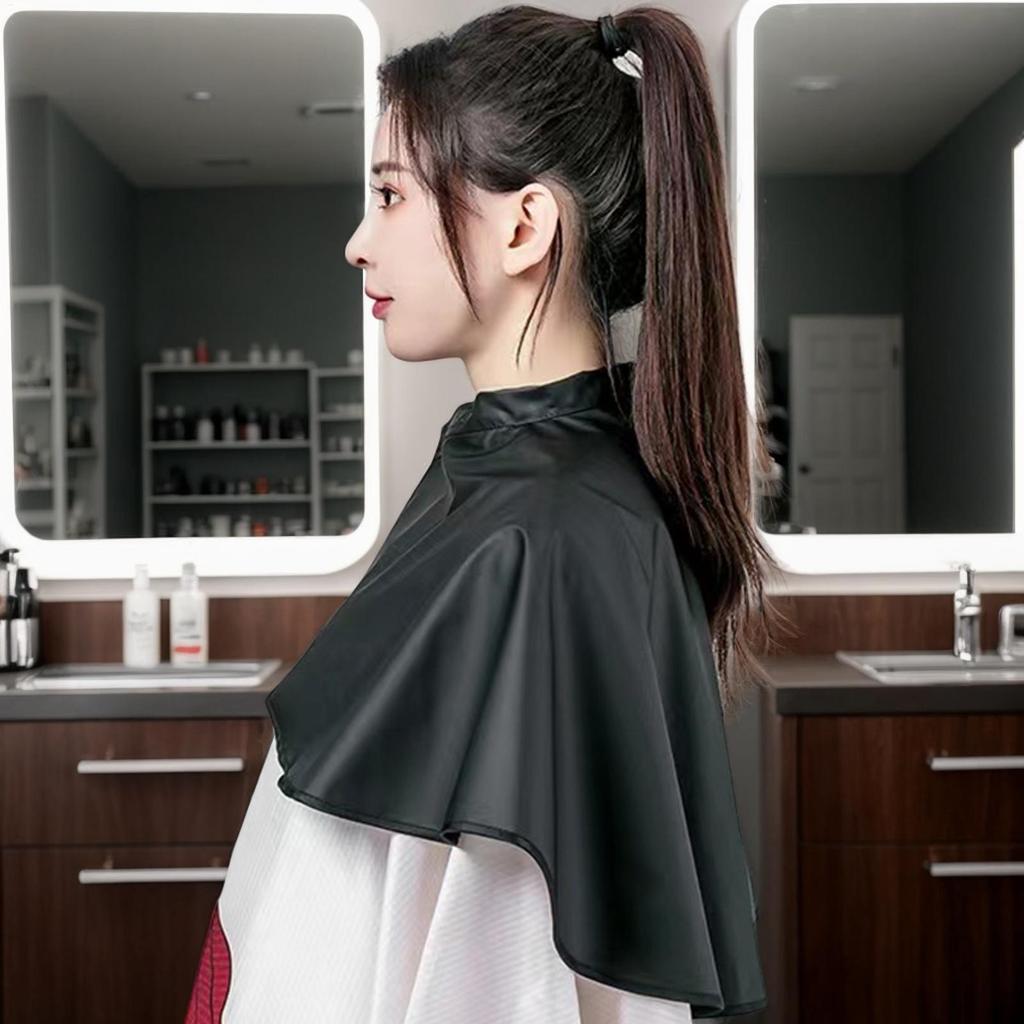 Hair Salon Cape Waterproof Short Hair Cut Cover Barber Supplies Adjustable Hair Dying Cape Barber Shop Shampoo Cloth for Women