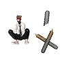 19cm Chainsaw Man Denji And Power Action Figure Anime Character Model Doll Adult Collectible Toy