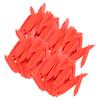 2 Worki Gumowe Spławiki Wędkarskie Pływające Ryby Spławik Płaski Ogon Trójkątny Boja Akcesorium Wędkarskie M Czerwony