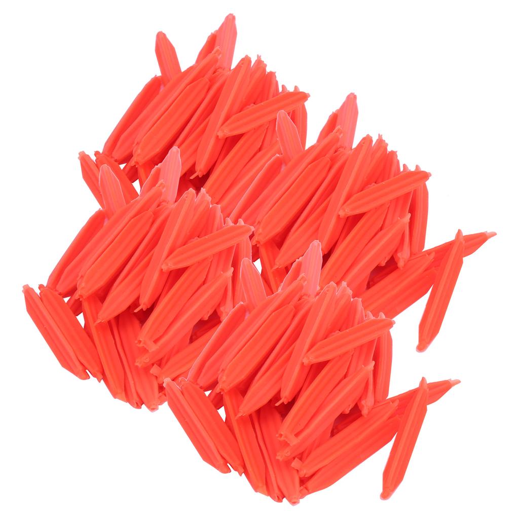 2 Worki Gumowe Spławiki Wędkarskie Pływające Ryby Spławik Płaski Ogon Trójkątny Boja Akcesorium Wędkarskie M Czerwony