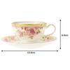 Noritake Hartford Bone China Cup and Saucer (for Both Coffee and Tea), 190cc, T97221/4861