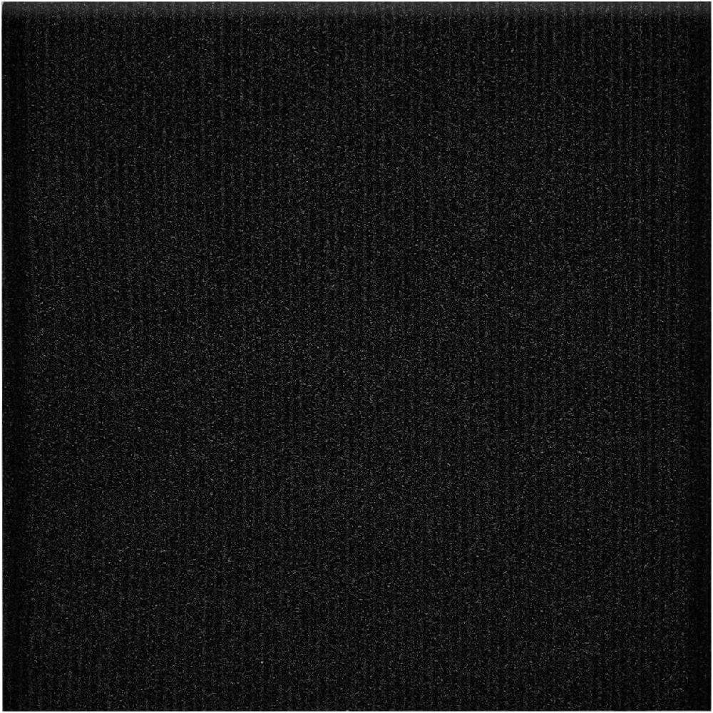 

10 шт. 30x30 см Ковровые плитки, отклеивающиеся и приклеивающиеся, Самоклеящиеся квадратные ковры с мягкой подложкой, Нескользящие ковровые напольные плитки, Легкий DIY 30cmX30cm чёрный