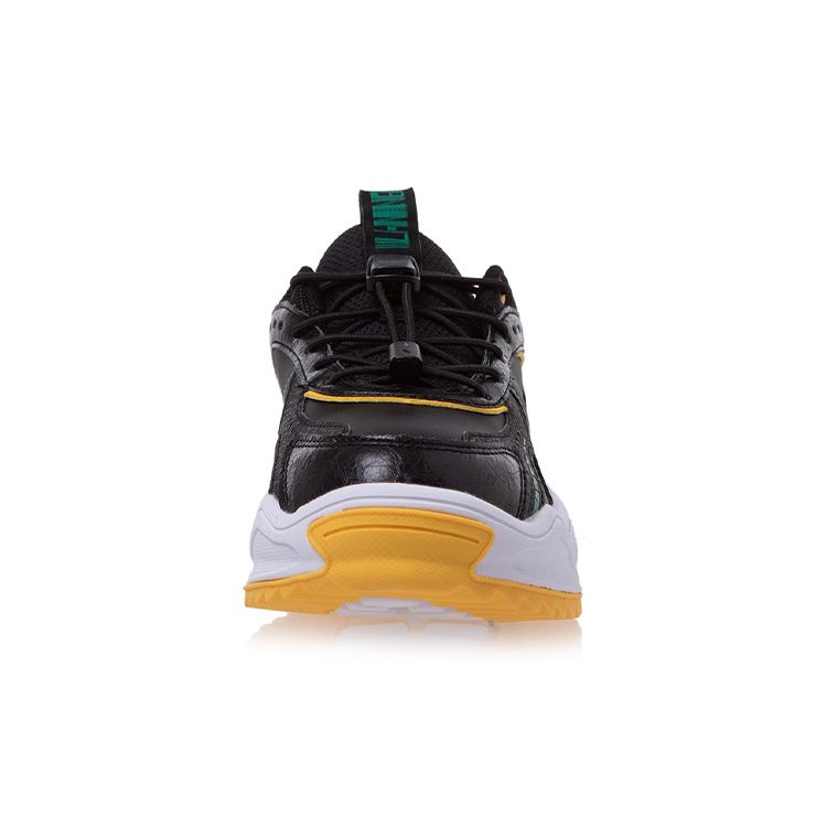 Li Ning Kids Soft Comfortable Non-Slip Shock Absorbing Wear-Resistant Casual Shoes Kids Casual Shoes Black YKCR180-3