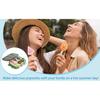 Kids Ice Cream Molds 6-Cavity Silicone Popsicle Mold with Lid, Food-Grade Silicone, Green, Reusable DIY Ice Pop Maker Accessories