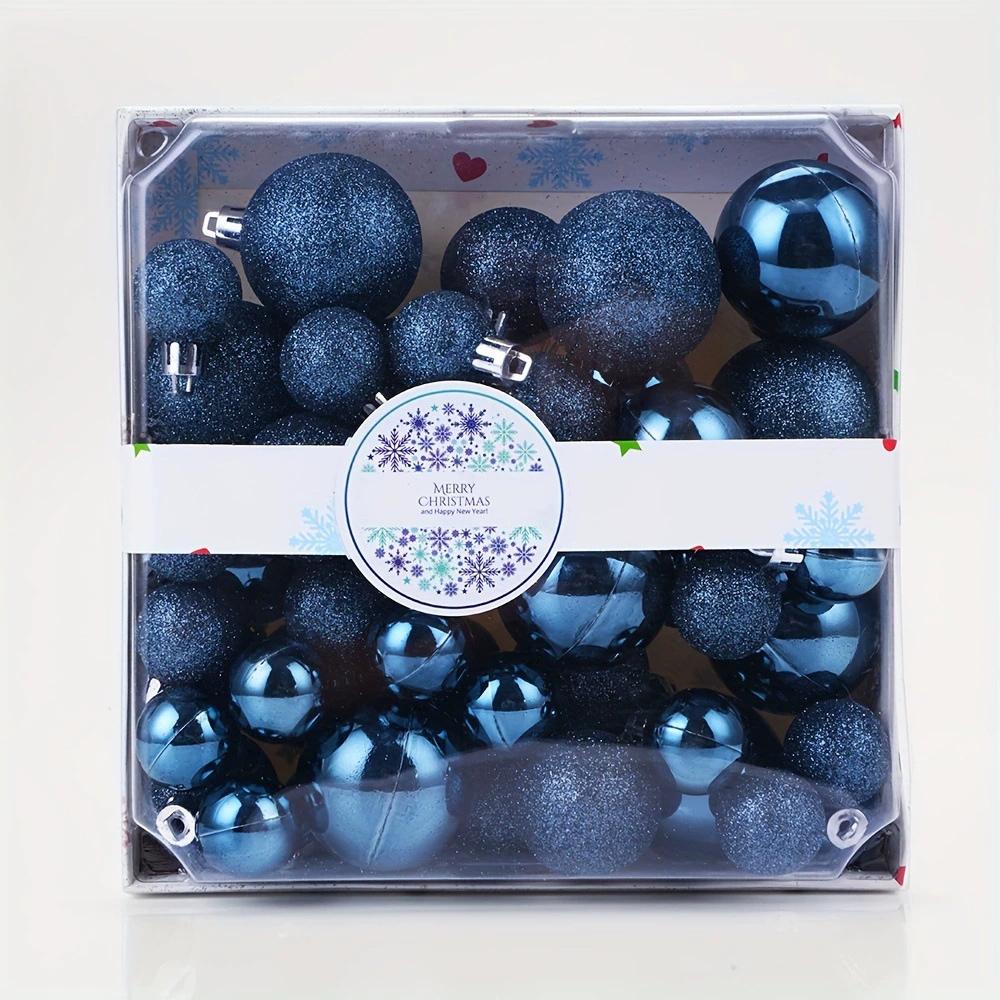 44pcs Set Christmas Balls Christmas Tree Ornaments Xmas Hanging Tree Pendants Home Party Christmas Tree Decor New Year Gifts