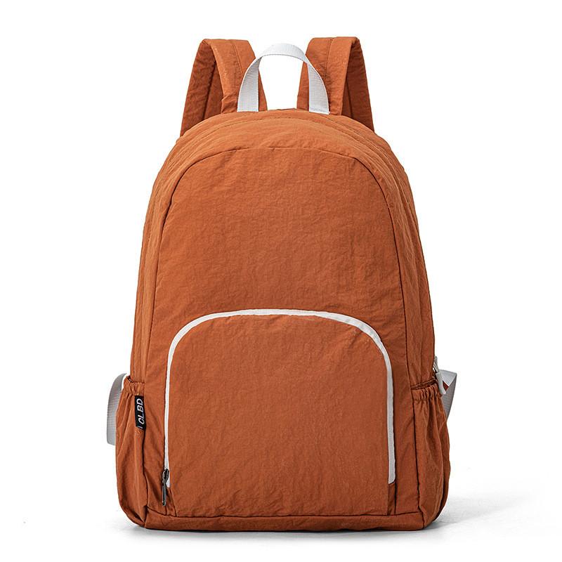 Blocking Simple Color Lightweight Neutral Backpack For Outdoor Sports And