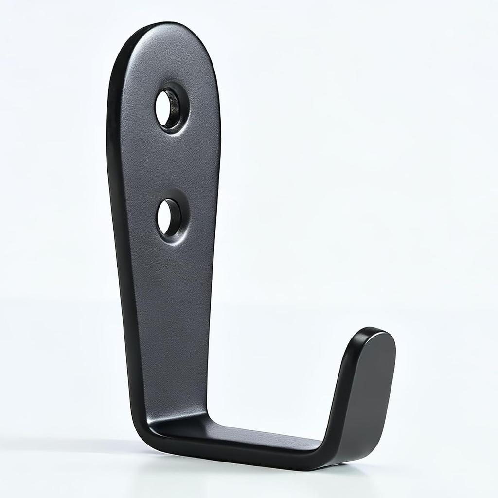 Stainless Steel Hooks for Hanging, Heavy Duty Hook, Wall Hooks Key Holder Wall Mount Hanger Coat Hook Garage Storage Screw Utility Hooks, 8 Pack