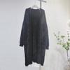 Women's Knee-length Cardigan Loose Casual Thickened Knitted Cardigan, Sweater Jacket for Autumn and Winter