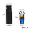 20 stuks Wielmoeren M12x1.5 Staal Kleurrijk Raceauto moeren velgen m12x1.5 Open Wielmoeren 50MM Voor Chevrolet Subaru Hyundai