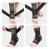 Nylon Knit Elastic Ankle Brace for Sports – Compression Support for Basketball, Running & Mountaineering