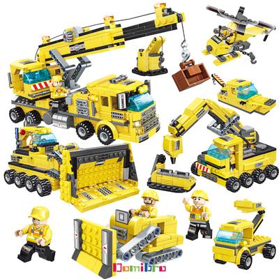 Bausteine ​​Spielzeug Technik LKW Spielzeug für Kinder Bulldozer Bagger Lernspielzeug für Kinder ab 6 Jahren Kinder Geburtstagsgeschenke