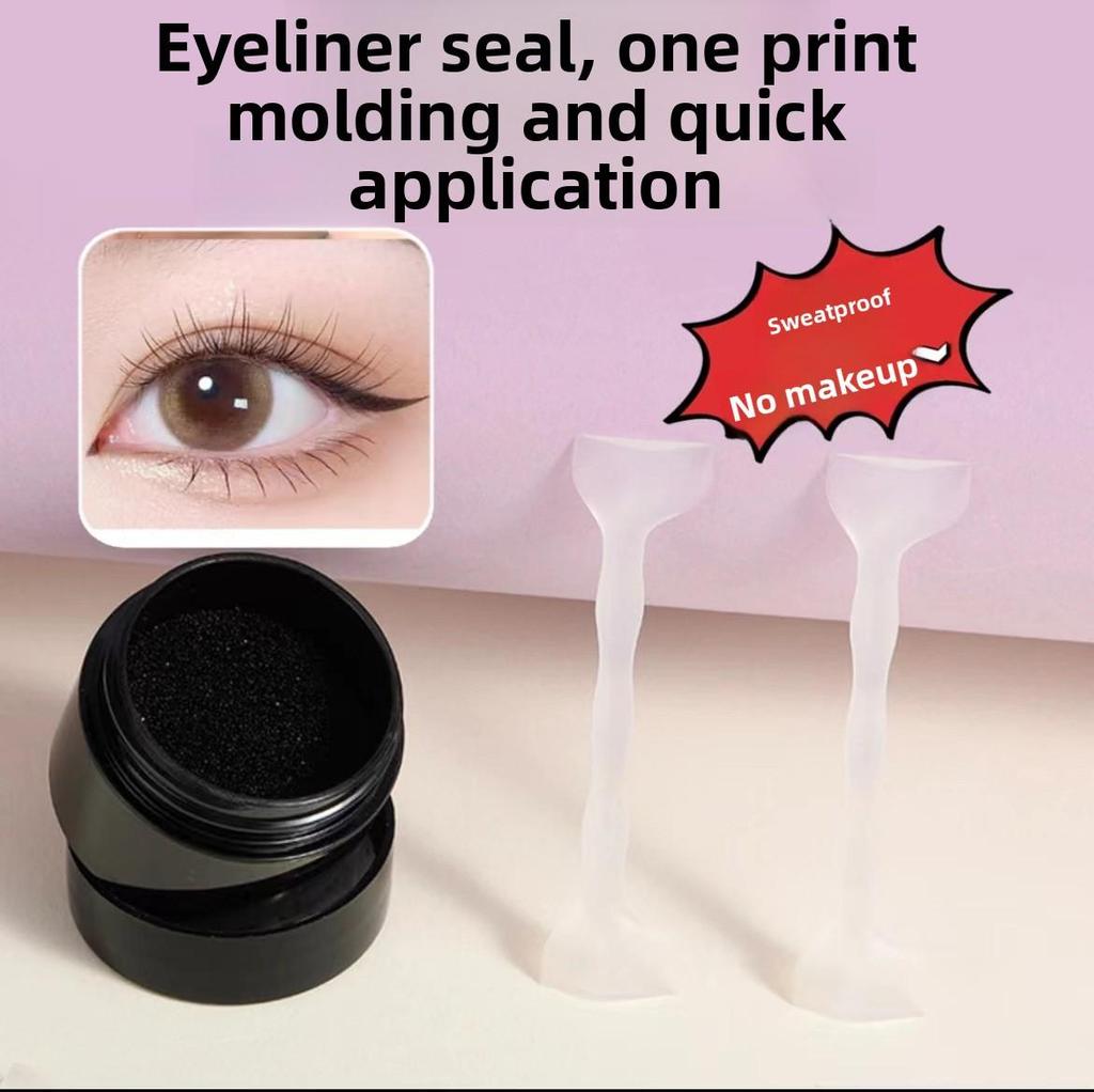 Stempel do eyelinera Impreza Studencka Narzędzie do Makijażu Piękności Stempel do Eyelinera Ręka Niezdarna Imprezowy Eyeliner Szybkie Jednodotykowe Narzędzie do Makijażu Oczu