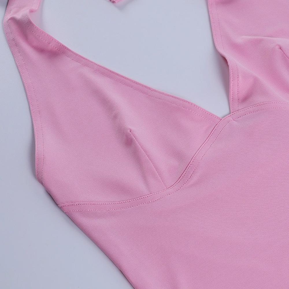Kobiety Halter Camisole Damski podkoszulek z dekoltem w kształcie litery V Seksowne czołgi Obcisły gorset bez pleców Femme Topy