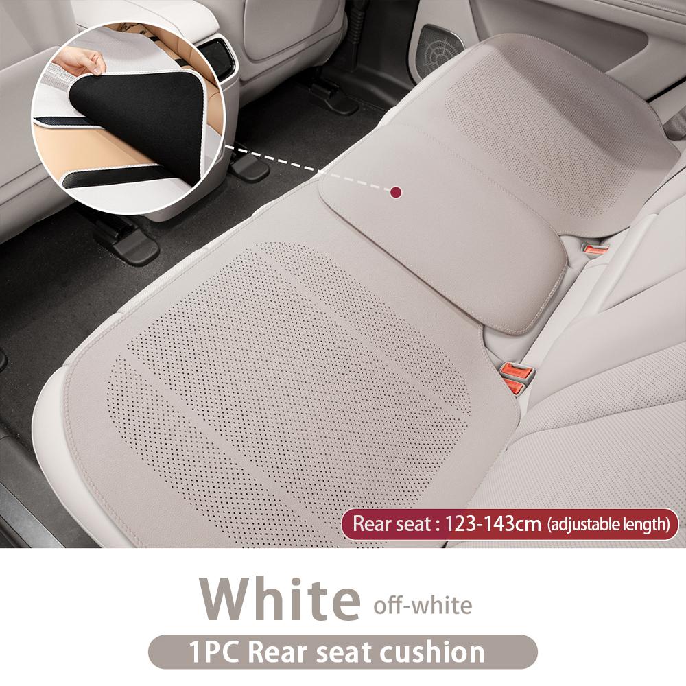 Universal Car Seat Cushion Leather Thin Breathable Hole Summer Car Interior Seat Cover Four Seasons Automotive Parts