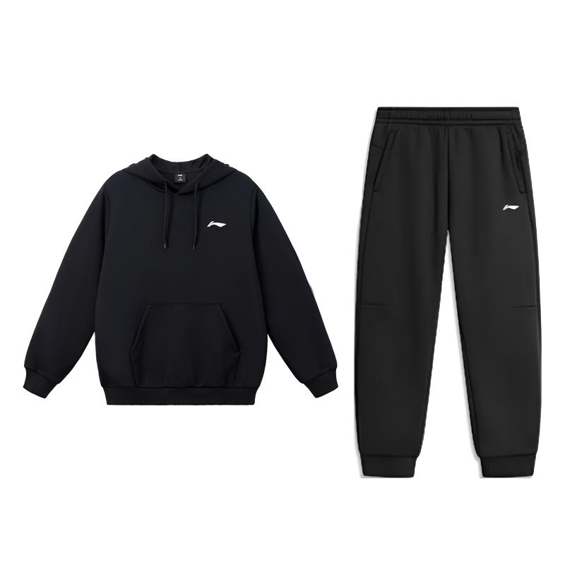 Li Ning Casual Sportswear Unisex Black+Black YWDV539-1-AKLU-6